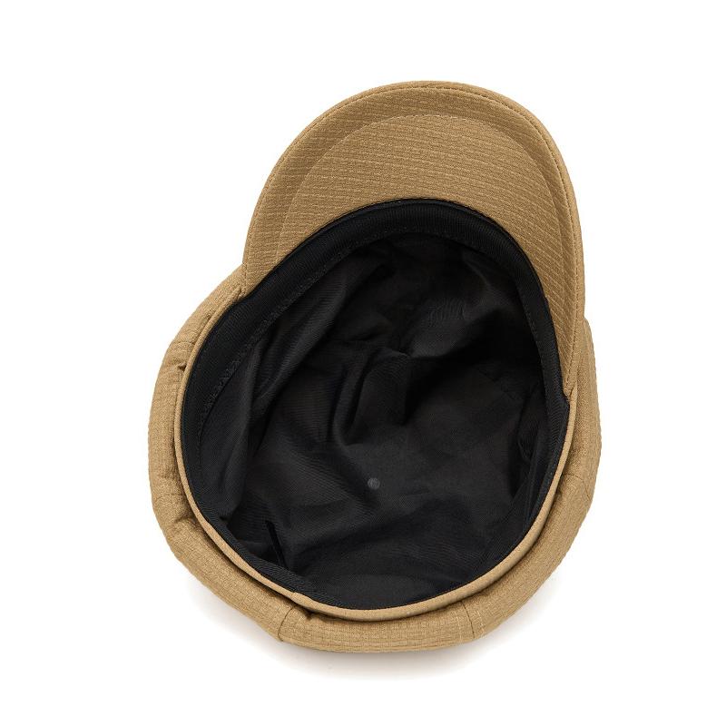Solid Color Newsboy Cap Unisex Buckle Detail Fiddler Hat Adjustable Driving Cabbie Cap Casual