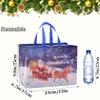 6/12Pcs Multifunctional Non-Woven Christmas Bags for Gifts Wrapping Shopping - Treat Bags with Handles, Xmas Party Supplies