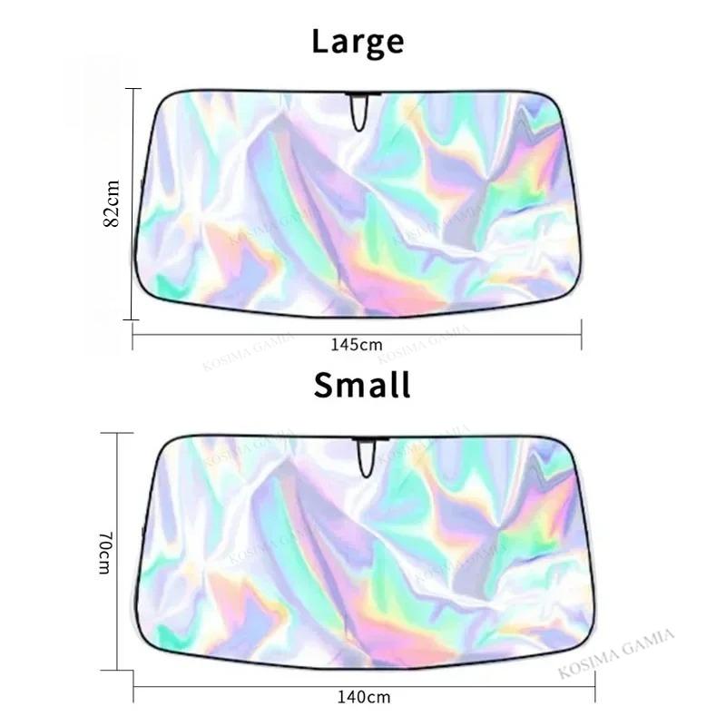 Xiaomi Car Front Windshield Sunshade, Laser-coated Titanium Silver Insulation, Sun Protection and Cooling Sun Visor, Car Sunshade