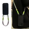 Křížový náhrdelník s popruhem Lanyard Ochrana proti pádu Pouzdro na telefon Pro iPhone 15 16 14 12 11 13 Pro Max XR XS Měkký kryt