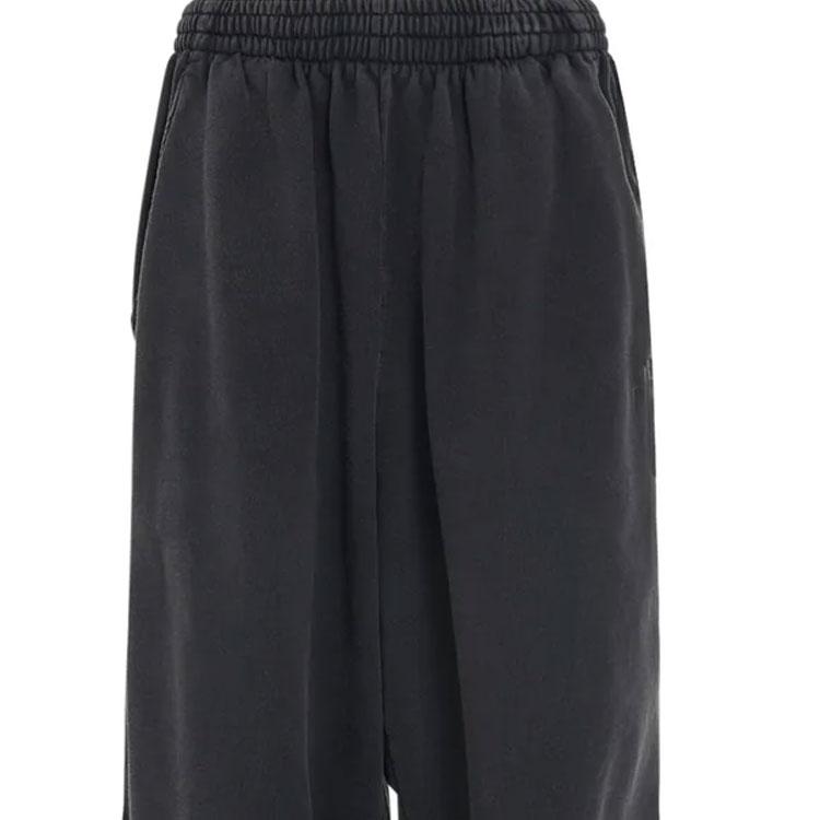 Balenciaga Knitted Sweatpants Loose Fit Men's Black 720447TNVF61069