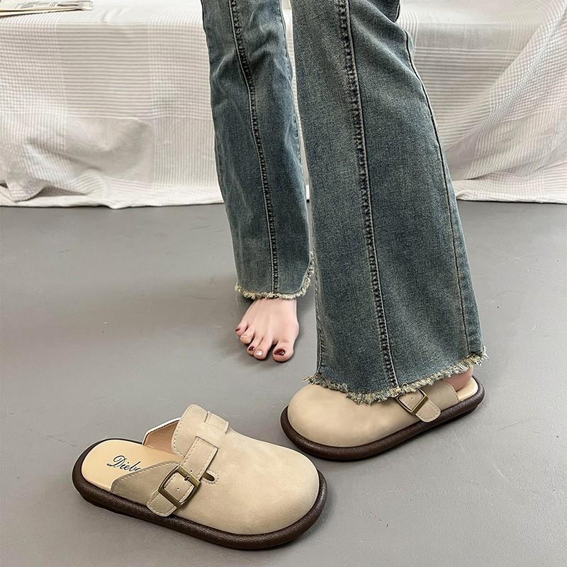 Fashion House Slippers Fashion Summer Girls Flat Slippers Outdoor Children's Causal Slip-on Shoes Boys Beach Versatile Open-toe