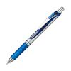 Pentel Ballpoint Pen Gel Ink Energel Retractable 0.4mm Silver Shaft BLN74-C Blue 10 Pieces