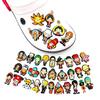 One Piece Cute Cartoon Charms: Japanese Anime Soft Rubber Shoe Buckles & Accessories