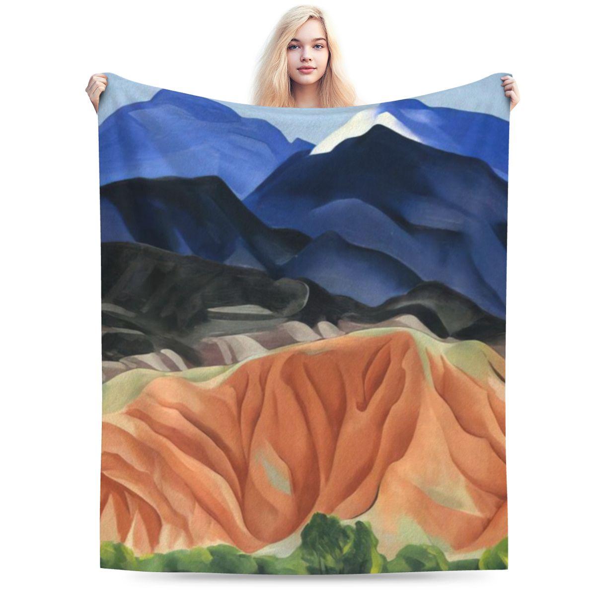 

Georgia O Keeffe Black Mesa Landscape New Mexico Out Back Of Mary S II Custom Warm Gift An UltraSoft Micro Fleece Blanket 75x100cm 30x40in