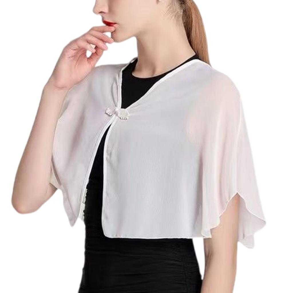 Breathable French Design Chiffon Scarf Stole Thin Shoulder Wrap Fashion Accessory For Casual Wear and Formal Occasion
