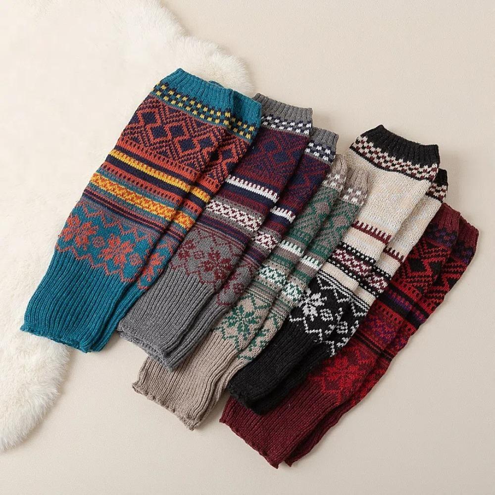 Boot Cuffs Knitted Leg Protector Thickened Foot Cover Fashion Pile Socks Autumn