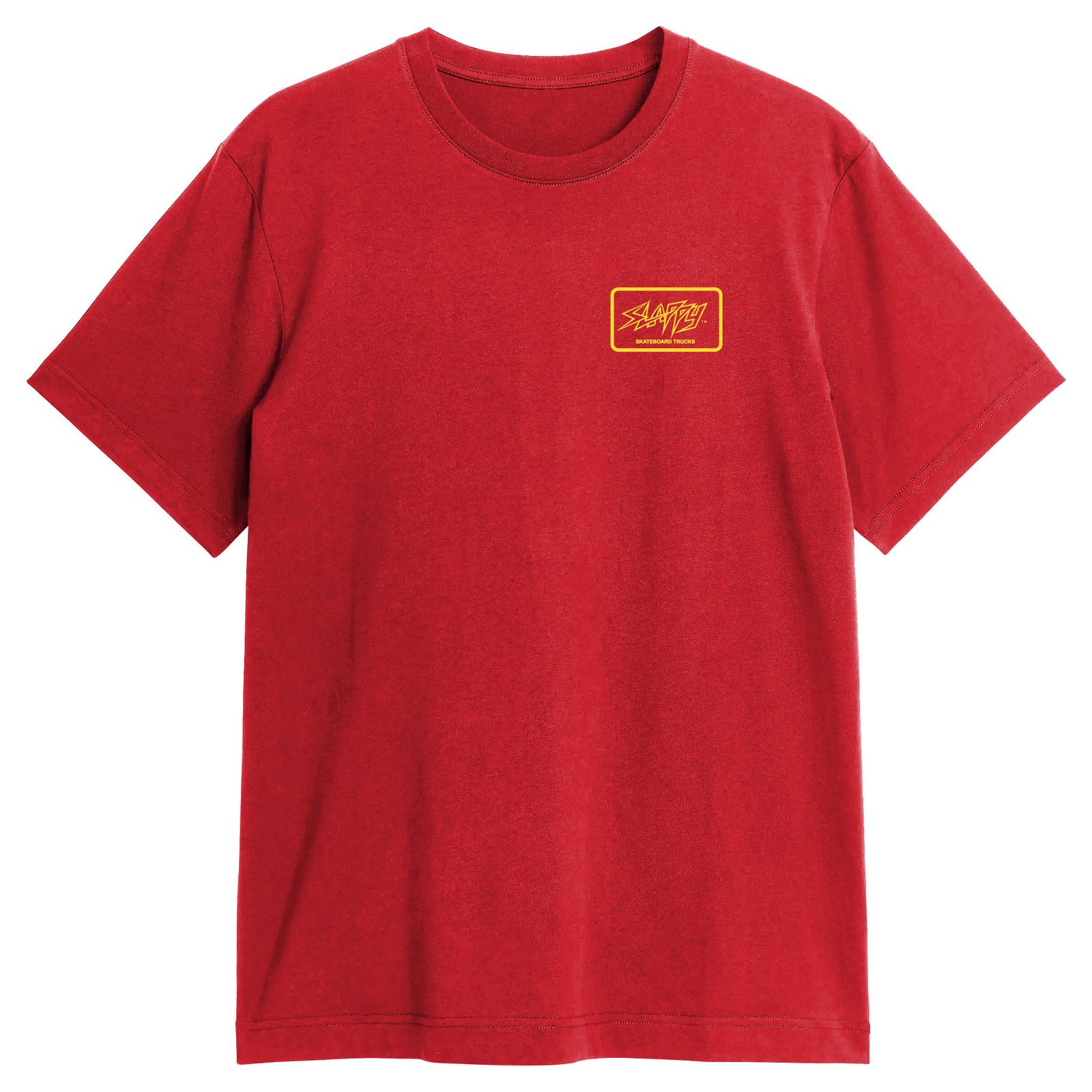 New Slappy Trucks Shirt Throwback Red XL