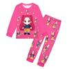 Children's Fashion Suit Skirt Round Neck Long Sleeve Top Pants