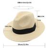 Big Eaves Travel Sun Protection Hat Top Hat Men's Sun Hat, Outdoor Straw Hat Jazz Hat Crimped British Top Hat