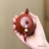 90ml Yixing Handmade Purple Clay Teapot Chinese Small Capacity Tea Pot Raw Ore Zhu Mud Kettle Household Zisha Teaware Tea Set