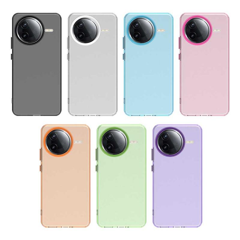 Für Poco F7 Pro Hülle Abdeckung Xiaomi Poco F7 Pro Capas Handy Rückseite Transparent Farbe Bumper Mattiert Klar Fundas Poco F7 Pro