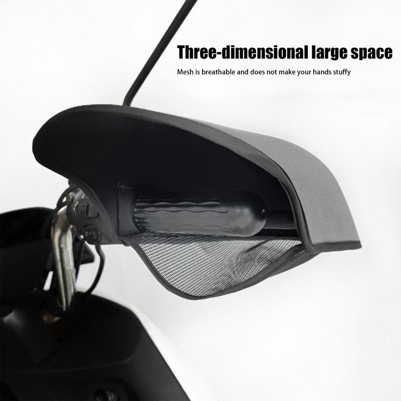 Handlebar Gloves Motorcycle Handlebar Mittens Hand Covers Waterproof Hand Covers Sun Protection Grip Accessories For Scooter