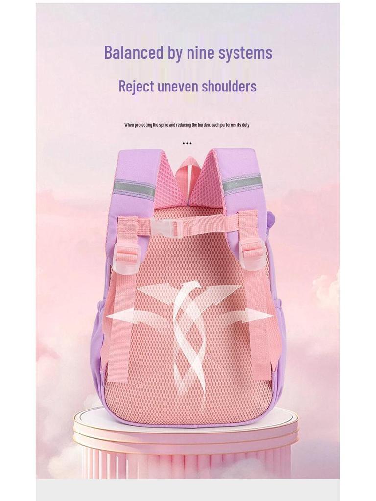 Kuromi Leichter Kindergartenrucksack für Mädchen - Schulterstütze, Niedliches Cartoon-Design, Neuer Stil