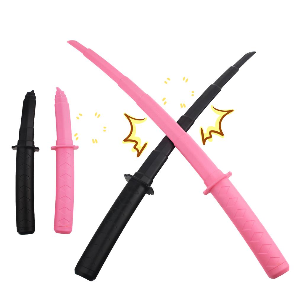 3D Printed Retractable Sword Relaxation Samurai Sword Can Shrink And Fold, Creative Toy For Kidss For Stress Ease