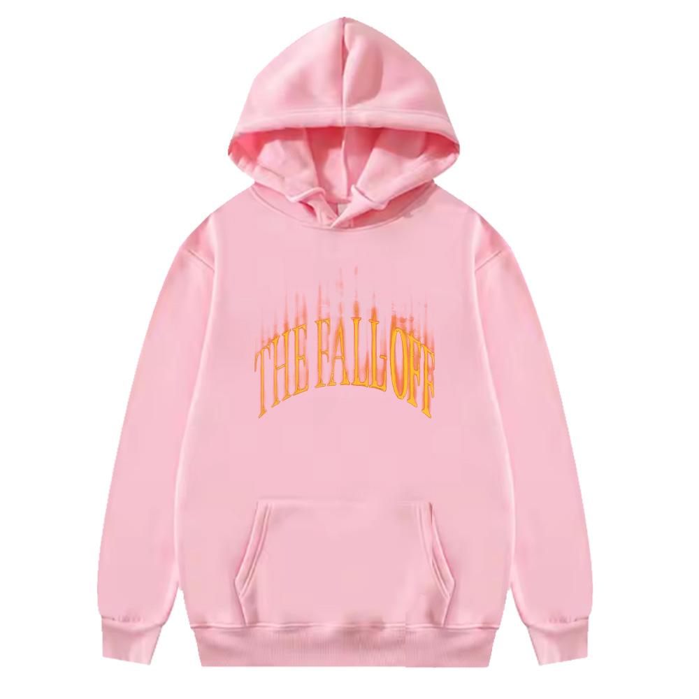 

Дж. Худі з принтом у стилі хіп-хоп Cole J.Cole THE FALL OFF Графічні Худі Вуличний Стиль Мода Чоловіки Жінки Пуловери Повсякденні XL рожевий