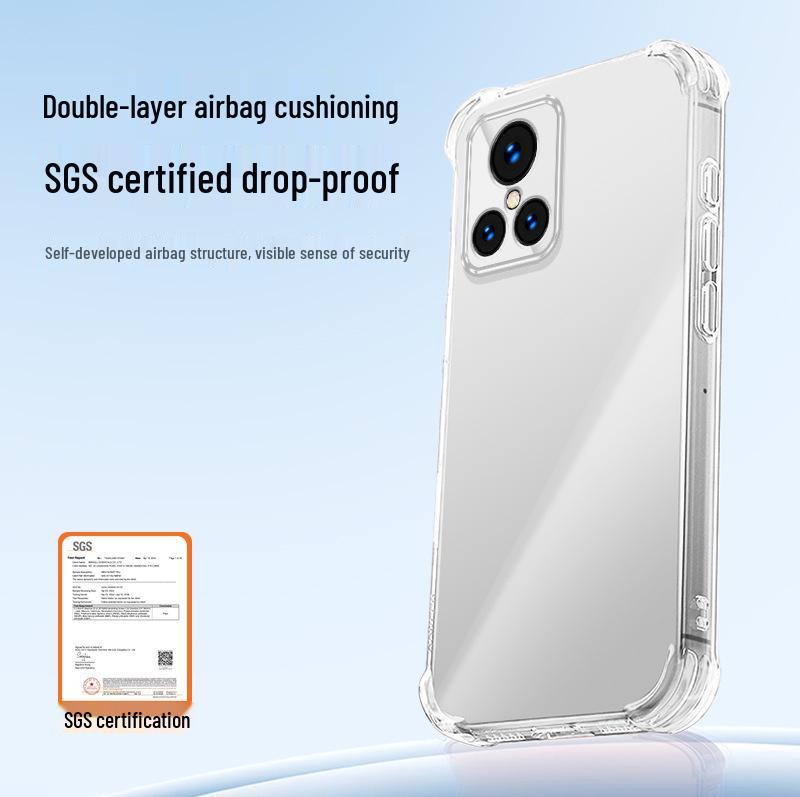 Airbag Corner Transparent TPU Case for Realme GT2 Master Explorer Edition - Anti-Drop Protection