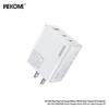 Wekome 65W Diamond Low-Temp Fast Charger with Three-Port Output (US/EU/UK Specs)