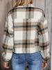 Autumn Winter Women's Plaid Zipper Jacket with Pockets - New Casual Short Style