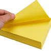 Lemon Yellow Thickened Color Copy Paper Sheets for Supermarket Promotions