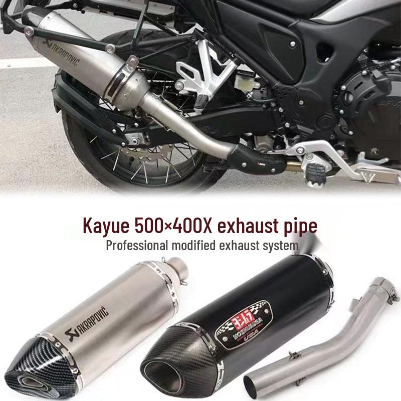 Kaoyue 400X/500X Exhaust Pipe Muffler Scorpion Yoshimura Accessory