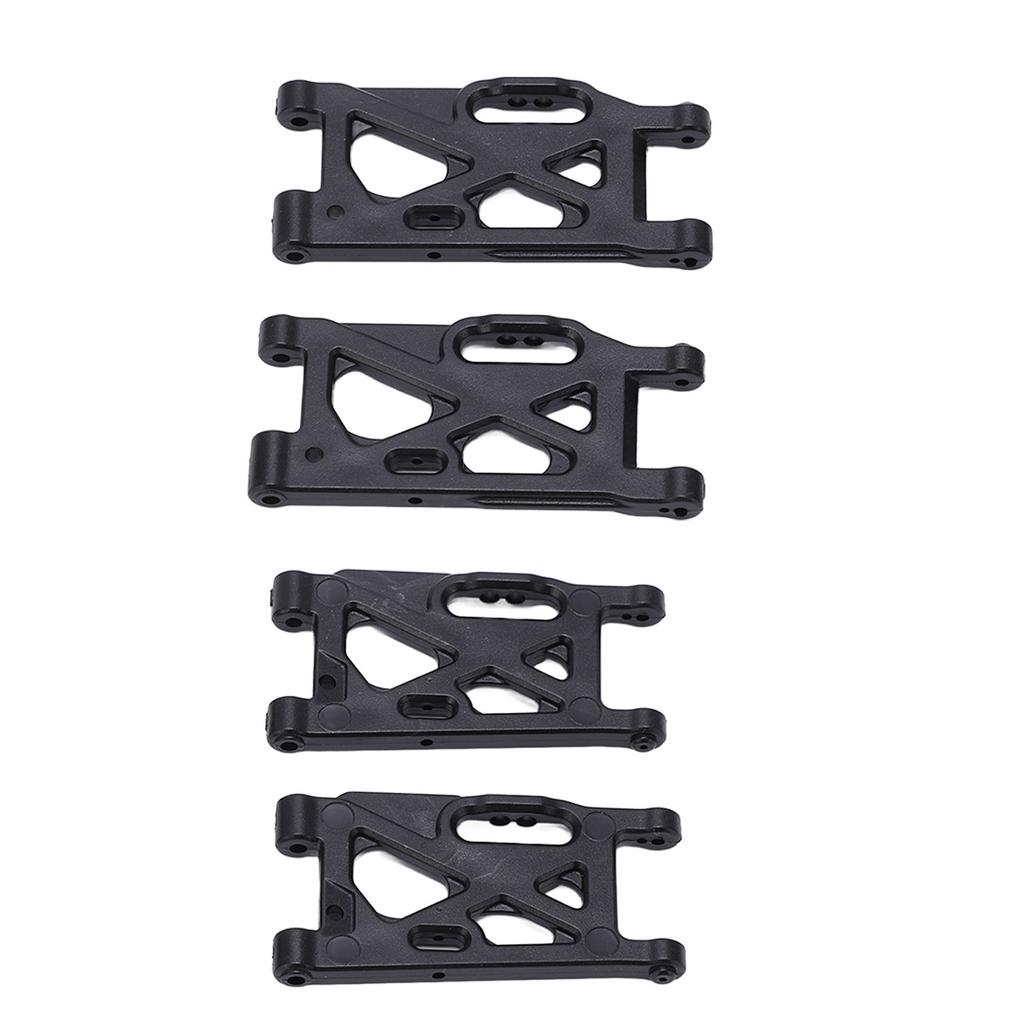 4pcs RC Suspension Arm Front Rear Black Plastic for WLtoys 144001 144002 124019 124018 124017 144010