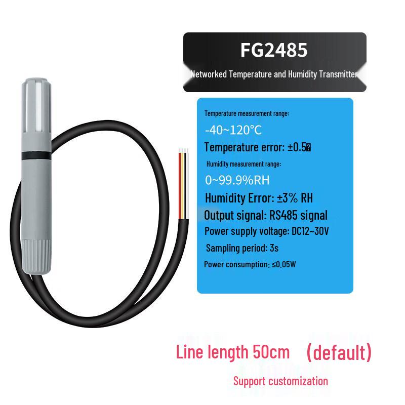ABS Extended RS485 Temperature & Humidity Sensor Transmitter