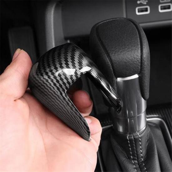 Carbon Fiber Inner Gear Shift Knob Decor Cover Trim For Honda CR-V CRV 2023 2024