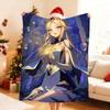 C CartethyiaS Wuthering Waves Blanket For Soft Throw Blanket for Picnic Bed Sofa Home Bedroom Cozy Warm Comfortable