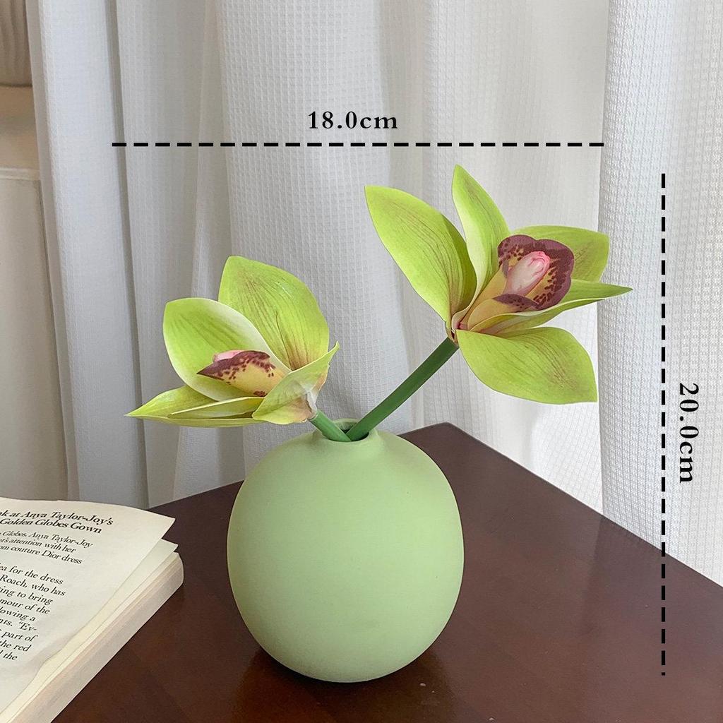 Phalaenopsis Fake Flower Photo Frame: Wind Simulation Floral Arrangement for Living Room or Entrance Decor.