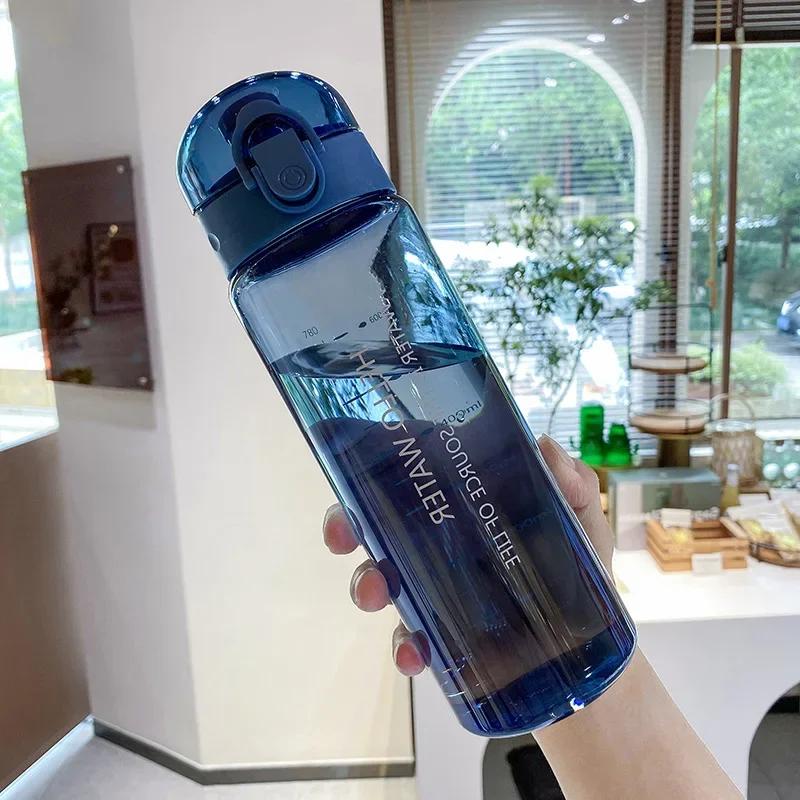 780ml Sports Water Cups Plastic Anti Fall Primary School Students Portable Summer Tea Making Cups with Portable Bottles