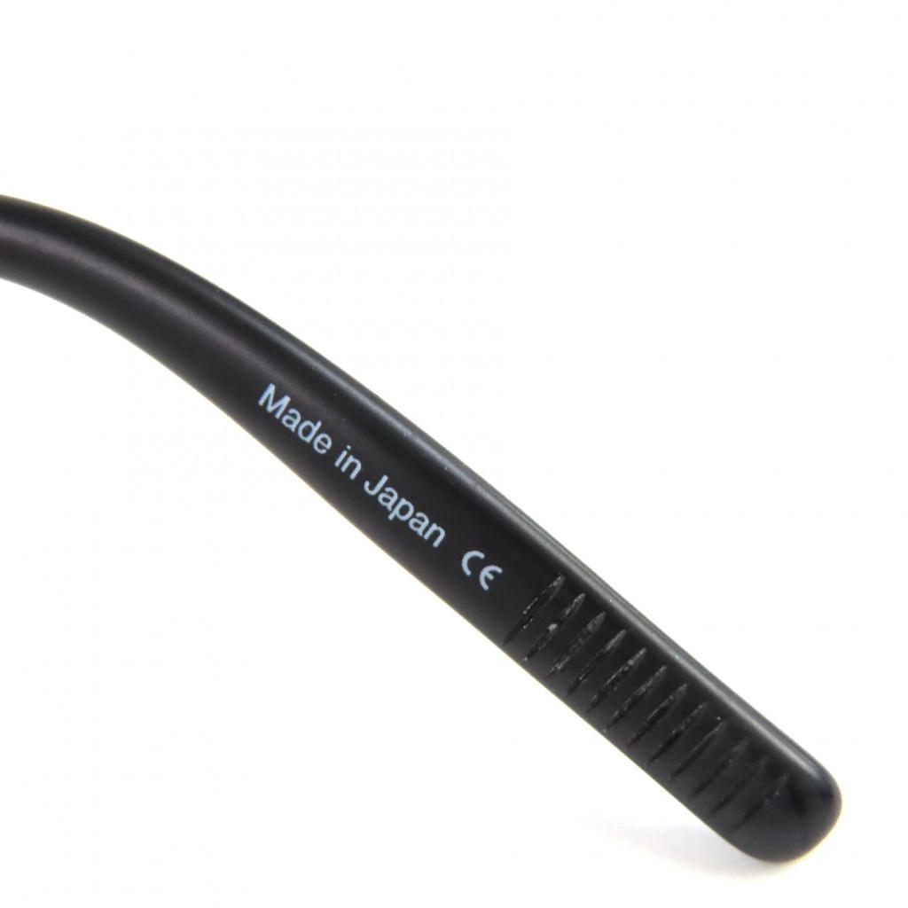 Ausgezeichnete MATSUDA Sonnenbrille Zwei Stege Rund Matt Schwarz Herren 2903H Gebraucht