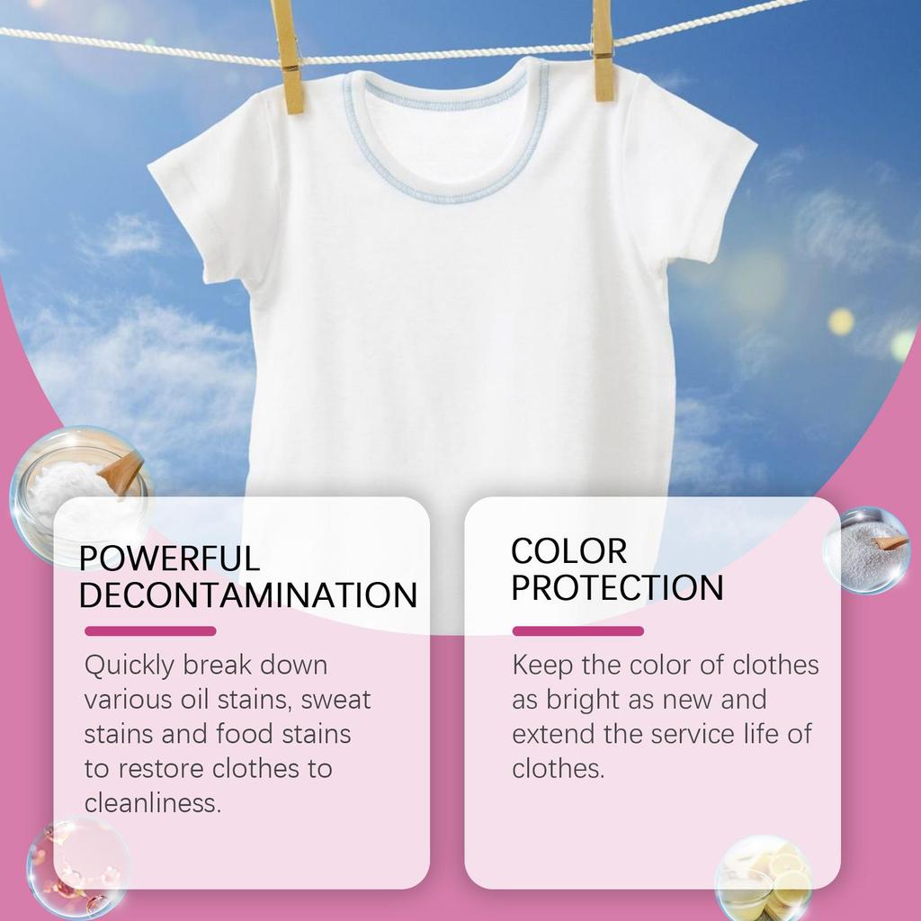 Laundry Stain Removal Foam Bio-Enzyme Explosive Salt Laundry Cleaning Stain Removal Foam