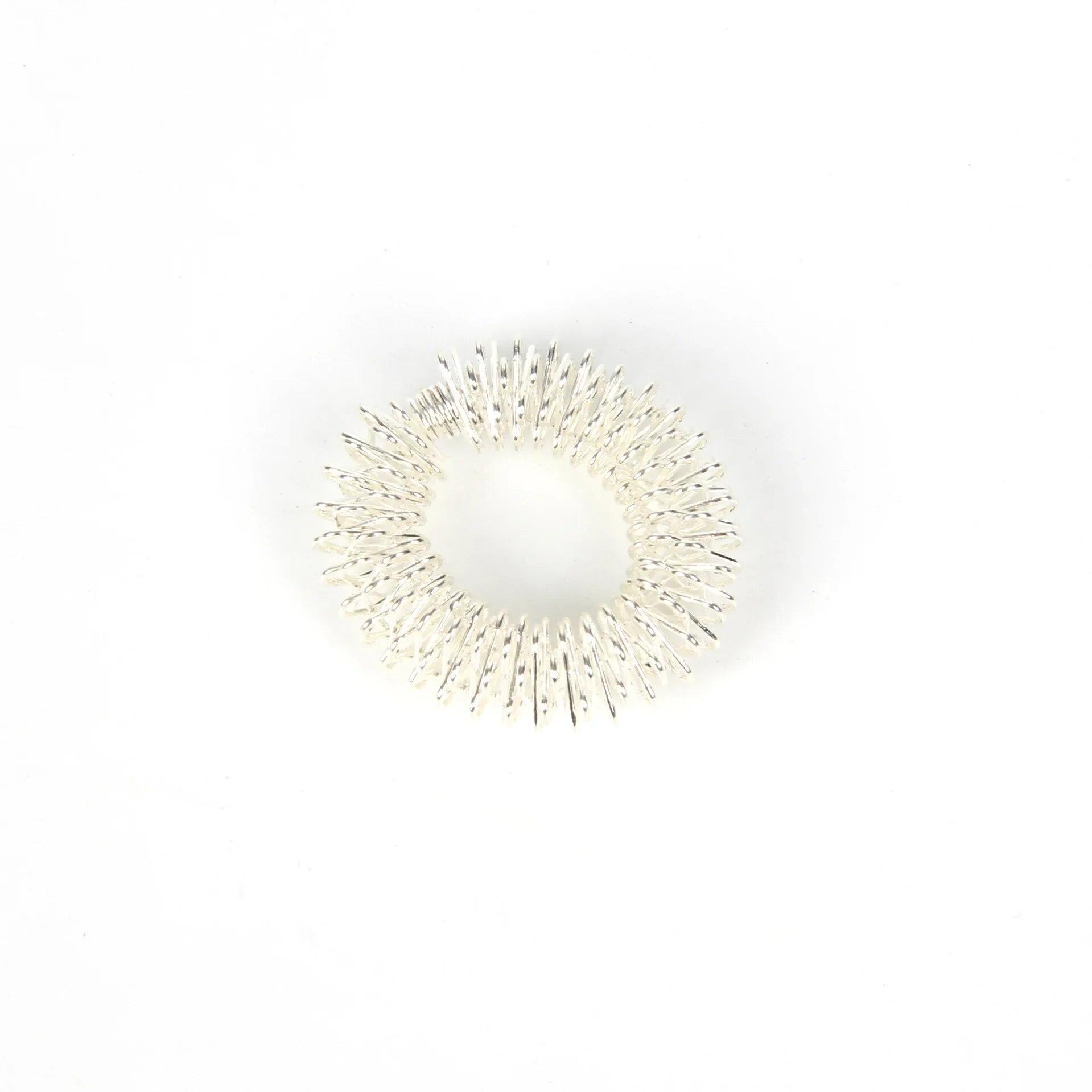 

1 шт., колючие сенсорные кольца на палец, набор колец для акупрессуры, бесшумное снятие стресса, сенсорные игрушки