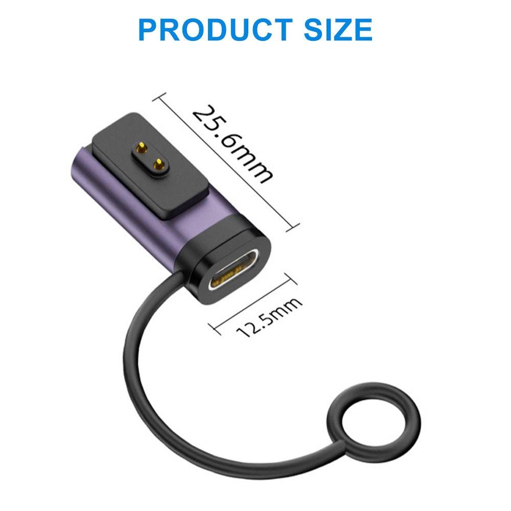 LED Indicator Magnetic Charger Converter Safe Smart Band Charging Adapter for Xiaomi Smart Band 8/9/10/Pro/NFC Redmi Watch 5/4/3