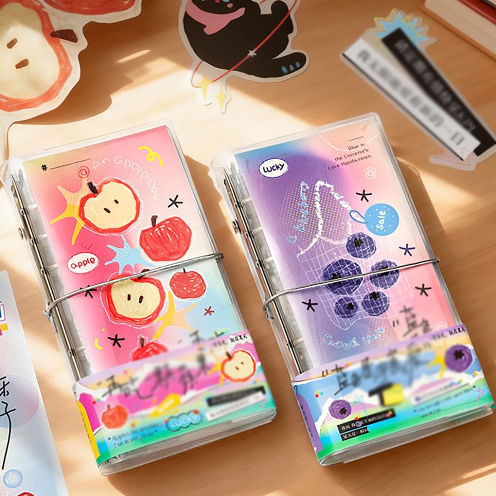 High Aesthetic and Multifunctional Notebook, Loose Leaf Book, Simple Grid Book, Disassembled Student Notebook,colorful