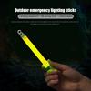 20pcs 15cm Fluorescence Glow Sticks with Hook 6 Inch Yellow Light 12H Bright Emergency Stick for Outdoor Camping Concert Surviva
