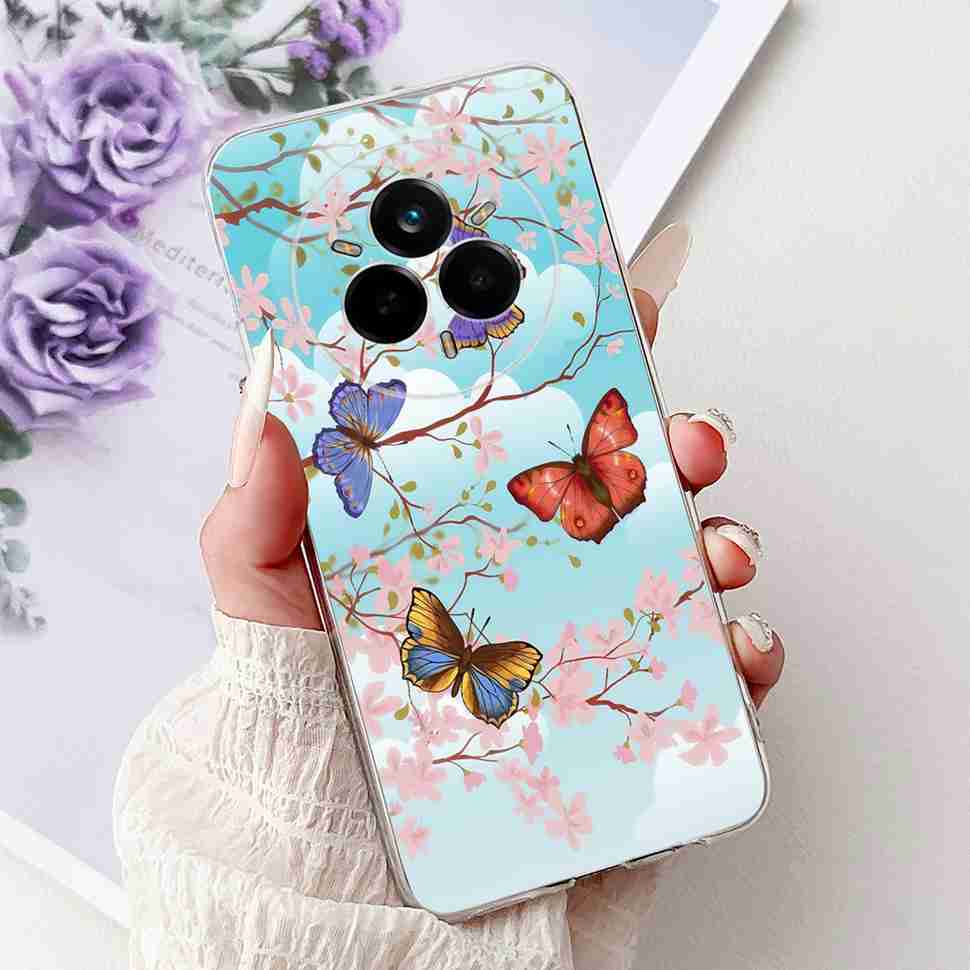 For Realme 14 Pro 5G RMX5056 Case New Fashion Style TPU Soft Silicone Cover For Realme 14Pro+ 14Pro Plus 5G RMX5051 Bumper Shell