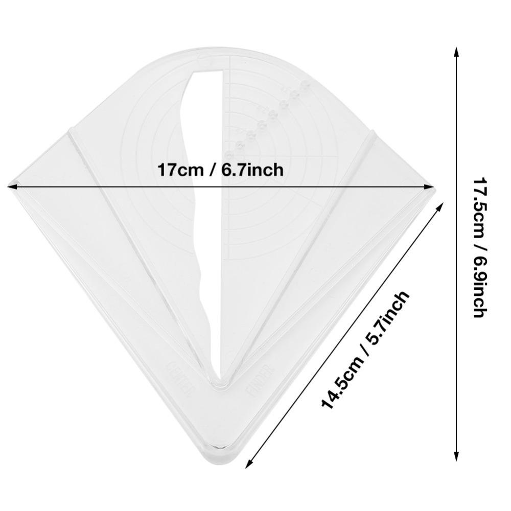 Impact Proof Acrylic Center Finder Lightweight Round Circle Finder  Woodworking and DIY Projects