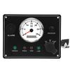 Multifunction Tachometer Panel 3000RPM Oil Pressure Water Temperature Alarm Engine Gauge Panel 12V