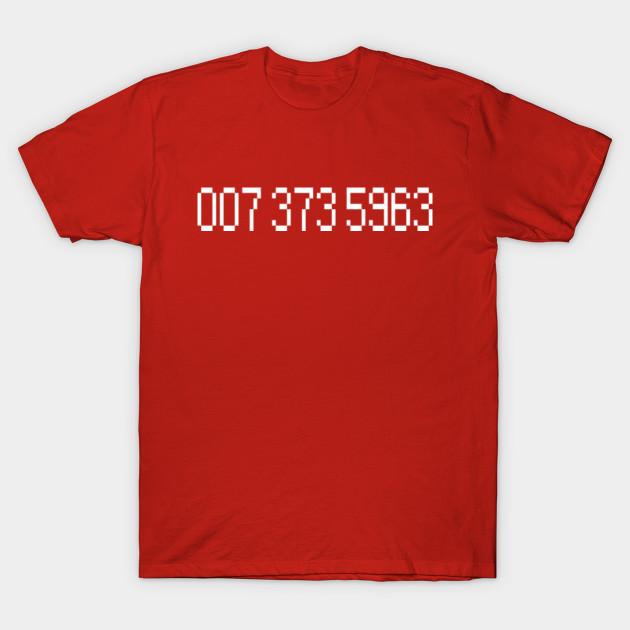 Unisex Fashion TShirt 007 373 5963 Print TShirt Plus Size S-5XL T-Shirt 100%Cotton Tops O Neck Short Sleeve Tees