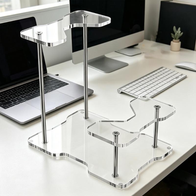Acrylic Swords And Swords Display Stand For Wall Mounting Clear Or Black Showcase For Collectors