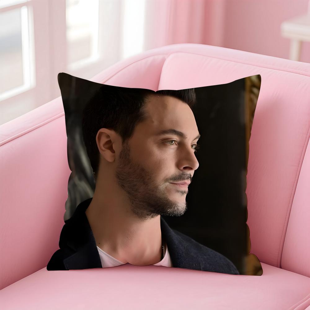 

HHuston Cushion Cover Pillow Case Soft Friendly Fabric Concealed Zipper 30X30cm