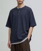VERYVAIN Grid Waffle Henley Knit- 3 Color