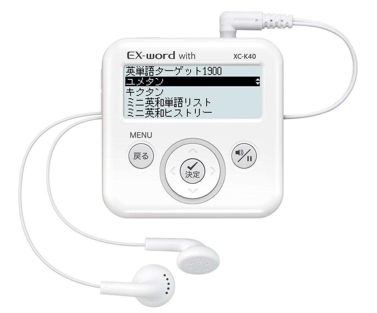 

Casio Digital Vocabulary Book Ex-word with XC-K40WE White