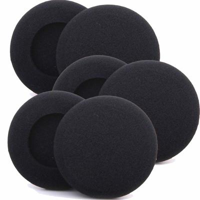 1 paire de coussinets d'oreille en mousse éponge pour casques d'écoute
