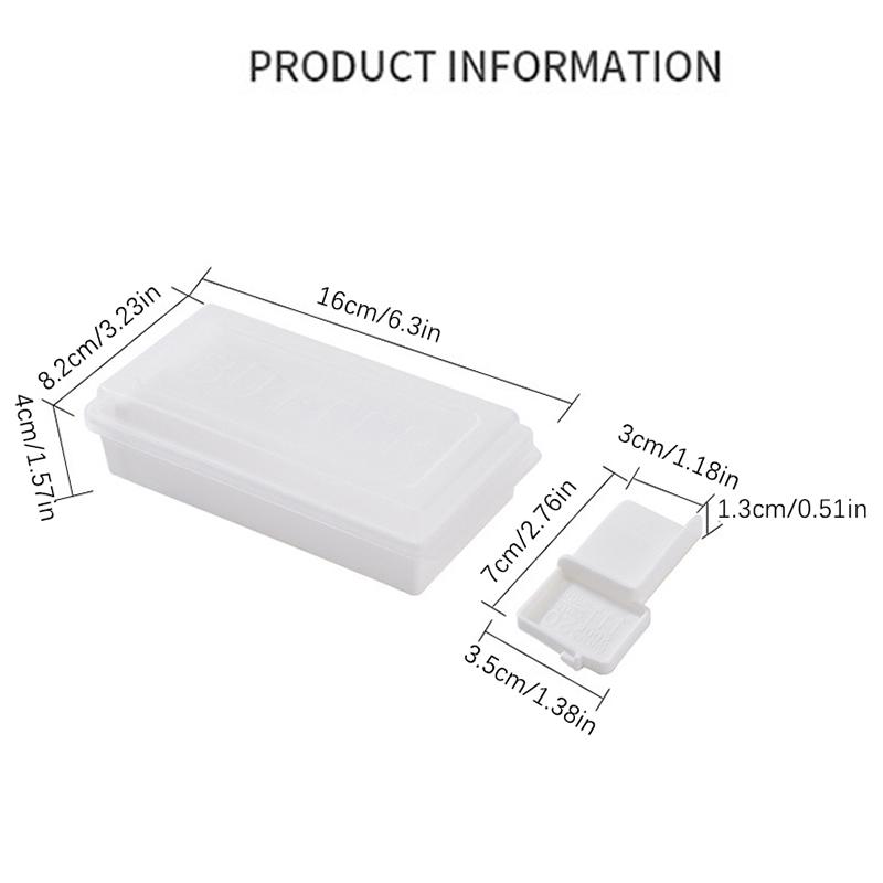 1Pc Butter Dish With Cover Butter Fresh-Keeping Box With Cutter Slicer Countertop Butter Box For Home Cheese Storage Box