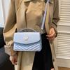 Trendy Vintage Casual Small Shoulder Bag For Women With Elegant Butterfly Design And Soft Pu Material