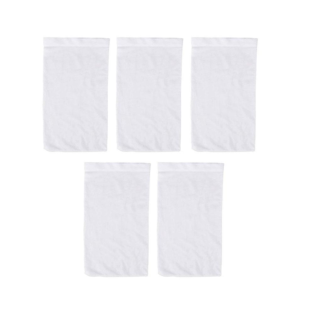 Pool Skimmer Socks White Polyester Filtration Bag 13x22cm For Swimming Pool Debris Removal Cleaner Maintenance Tool 5 10 Sets
