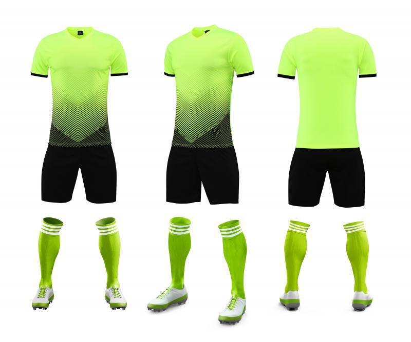Custom Football Training Suit Set - Short Sleeve, Breathable Team Uniform for Adults & Children